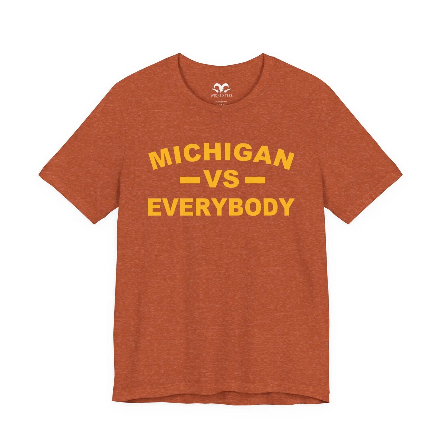 Michigan VS Everybody Men's Short Sleeve Tee - Wicked Tees