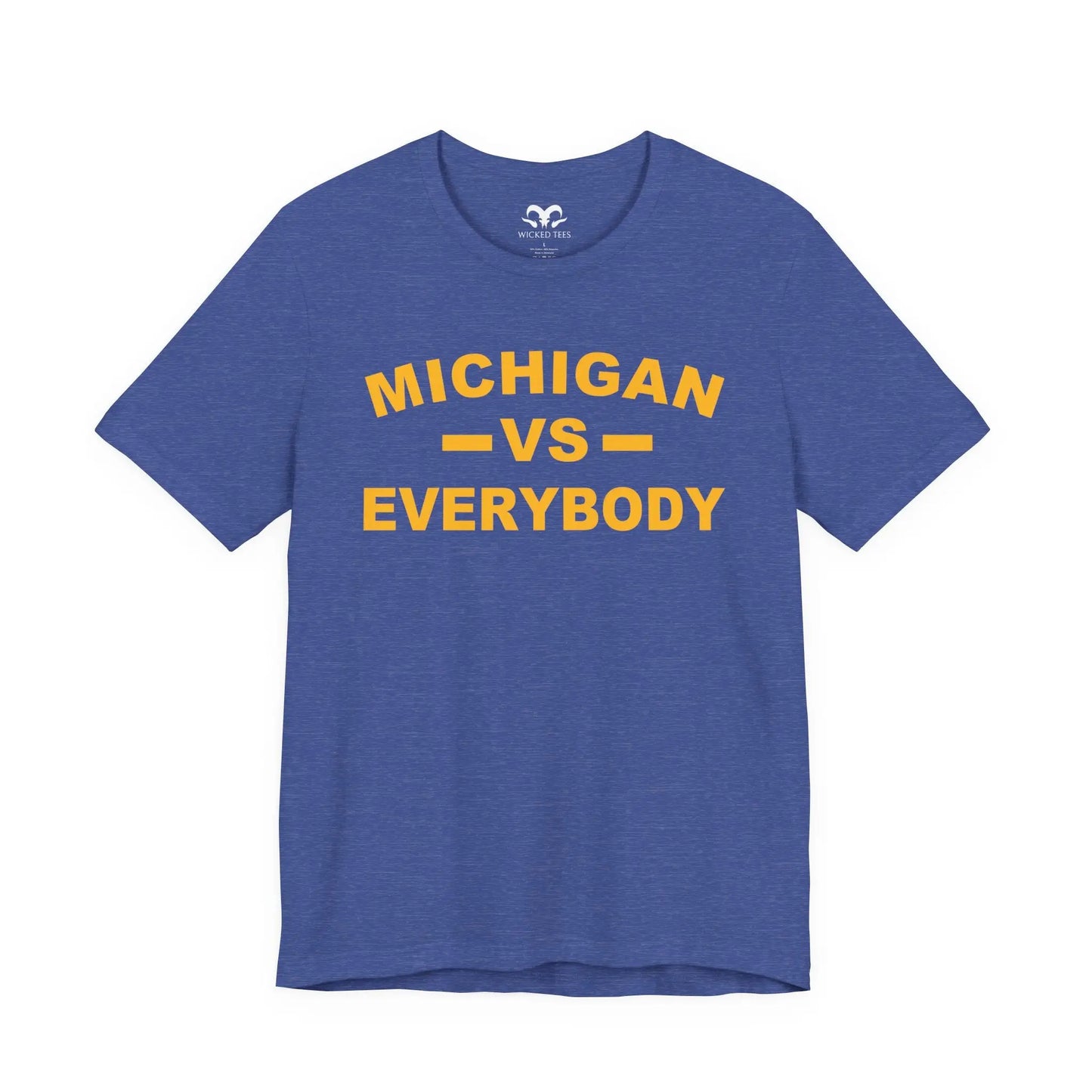 Michigan VS Everybody Men's Short Sleeve Tee - Wicked Tees