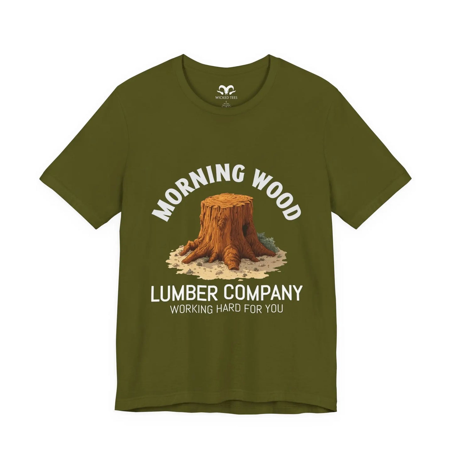 Morning Wood Lumber Company Men's Tee - Wicked Tees