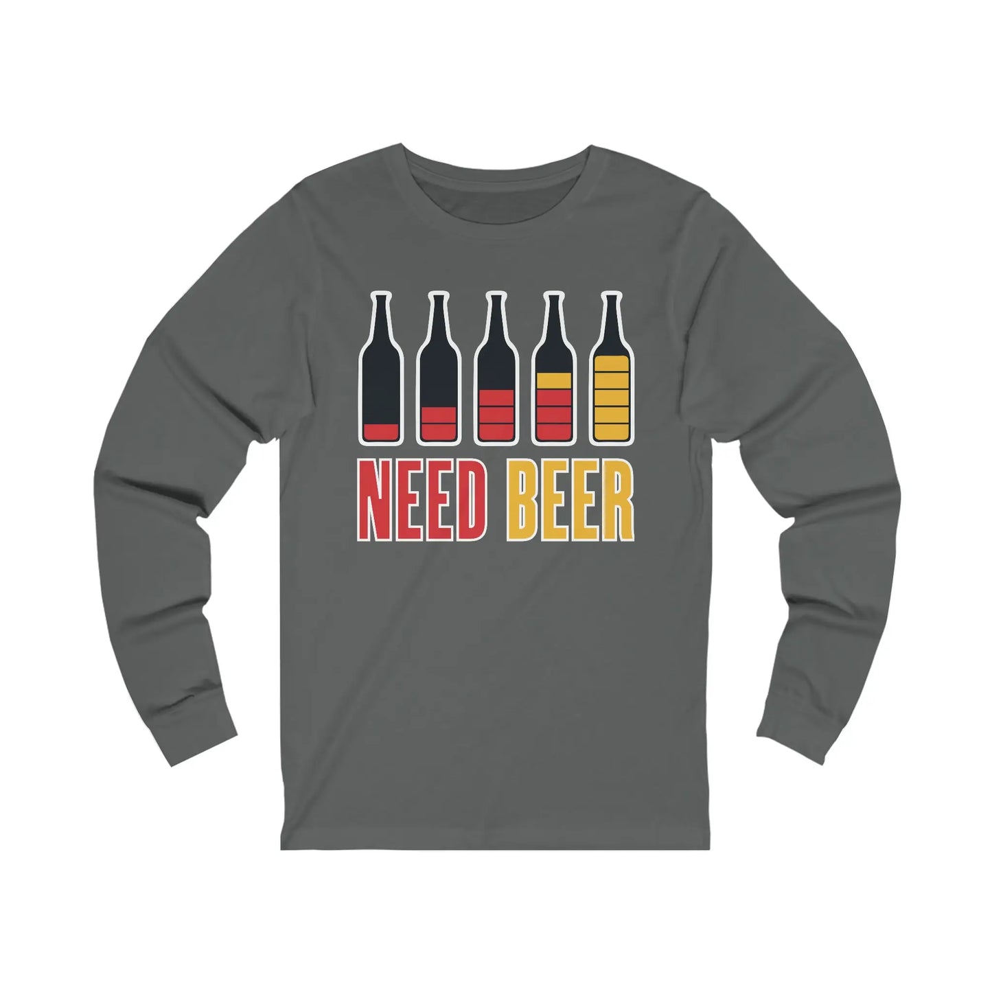 Need Beer Men's Long Sleeve Tee - Wicked Tees