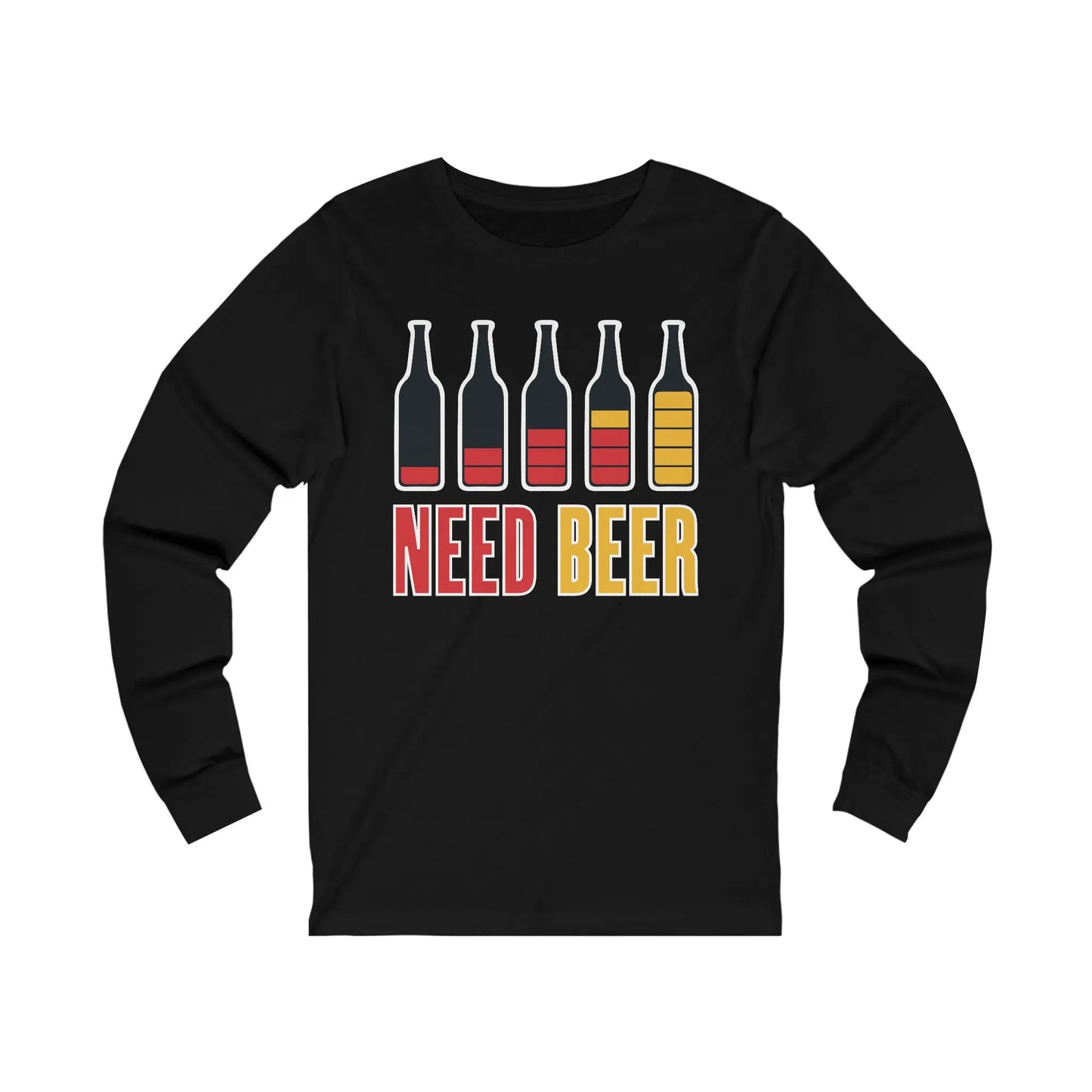 Need Beer Men's Long Sleeve Tee - Wicked Tees