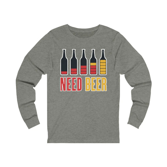 Need Beer Men's Long Sleeve Tee - Wicked Tees