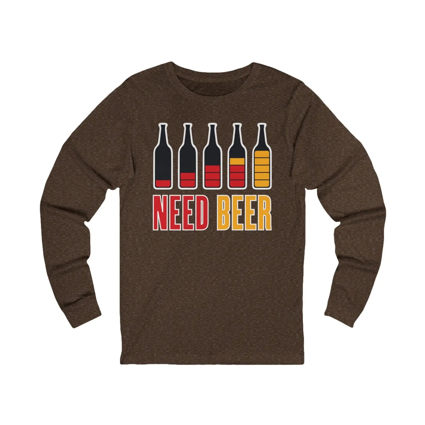 Need Beer Men's Long Sleeve Tee - Wicked Tees