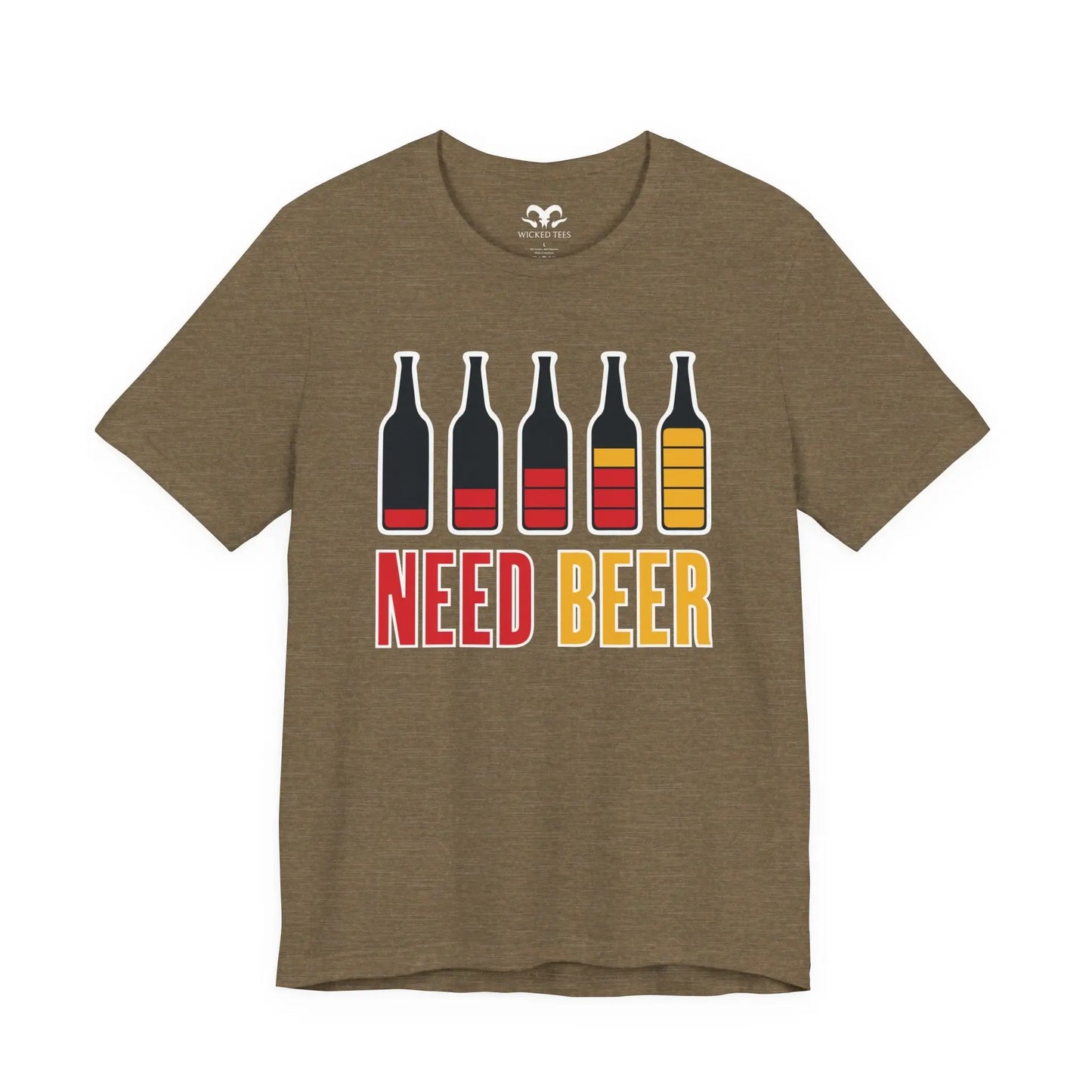 Need Beer Men's Tee - Wicked Tees