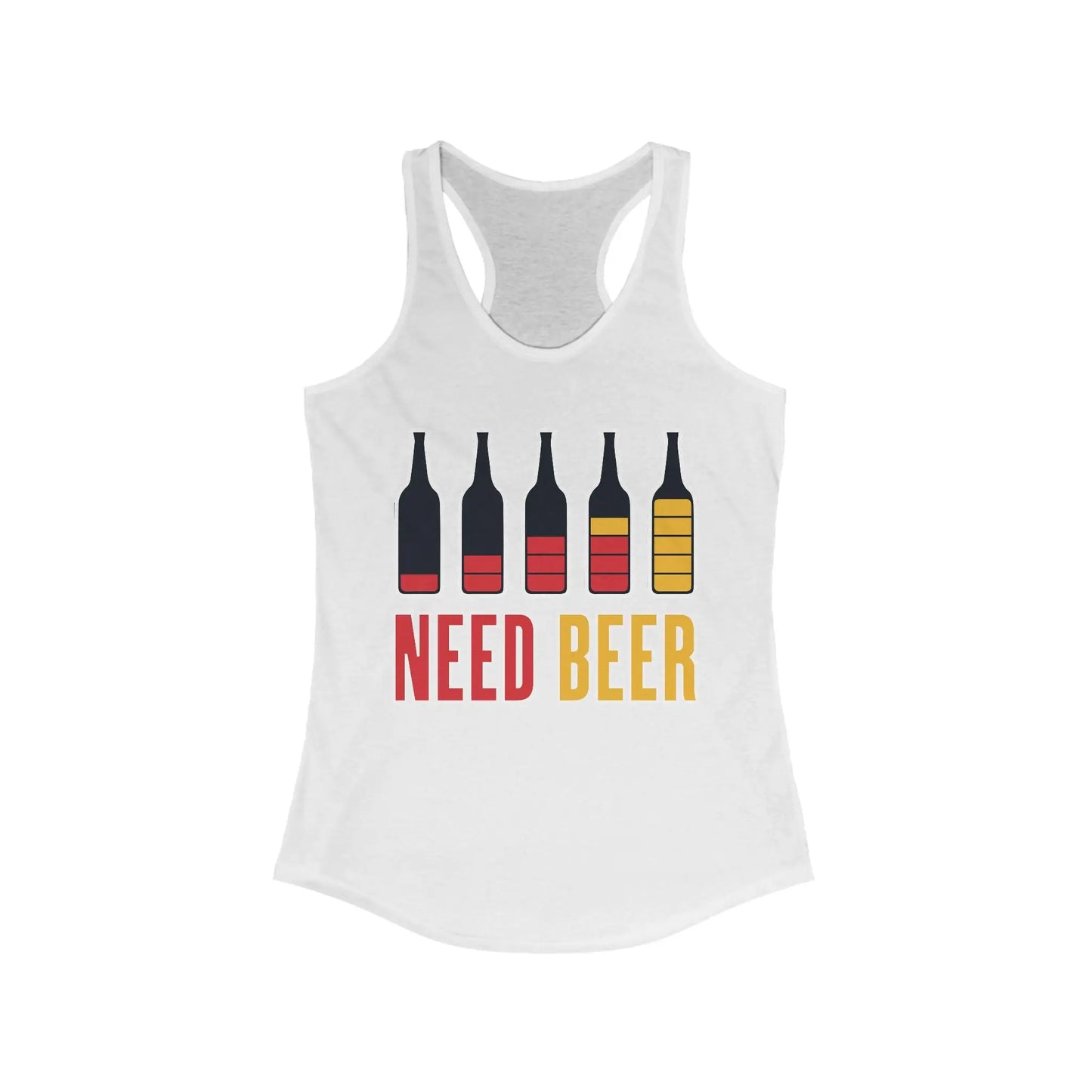 Need Beer Women's Racerback Tank - Wicked Tees