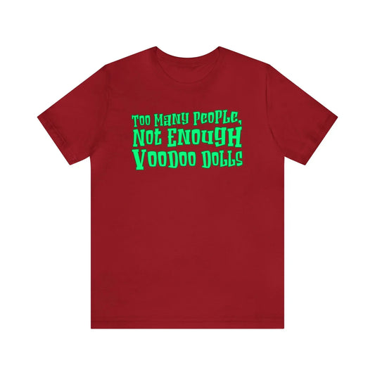 Not Enough Voodoo Dolls Men's Short Sleeve Tee - Wicked Tees