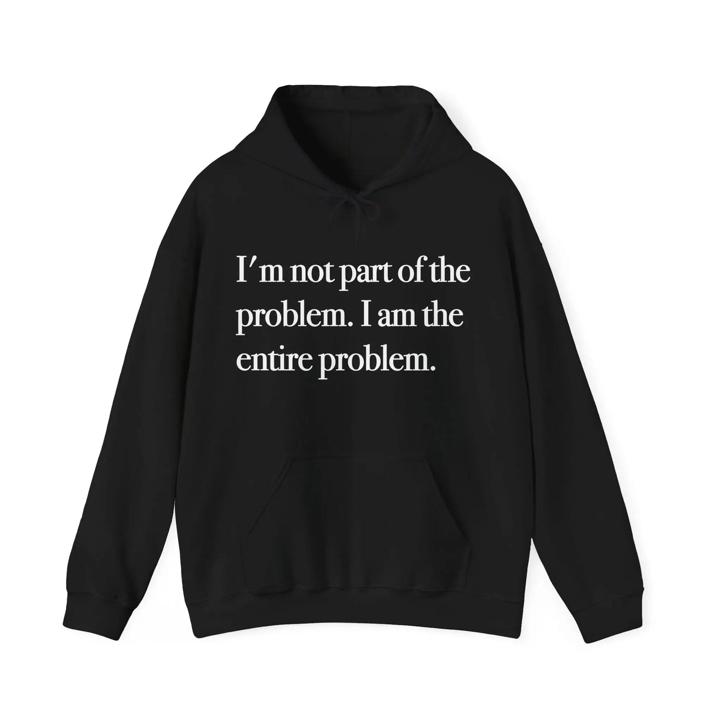 Part Of The Problem Men's Hooded Sweatshirt - Wicked Tees