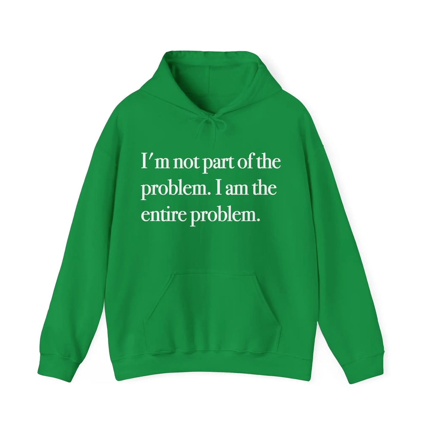 Part Of The Problem Men's Hooded Sweatshirt - Wicked Tees