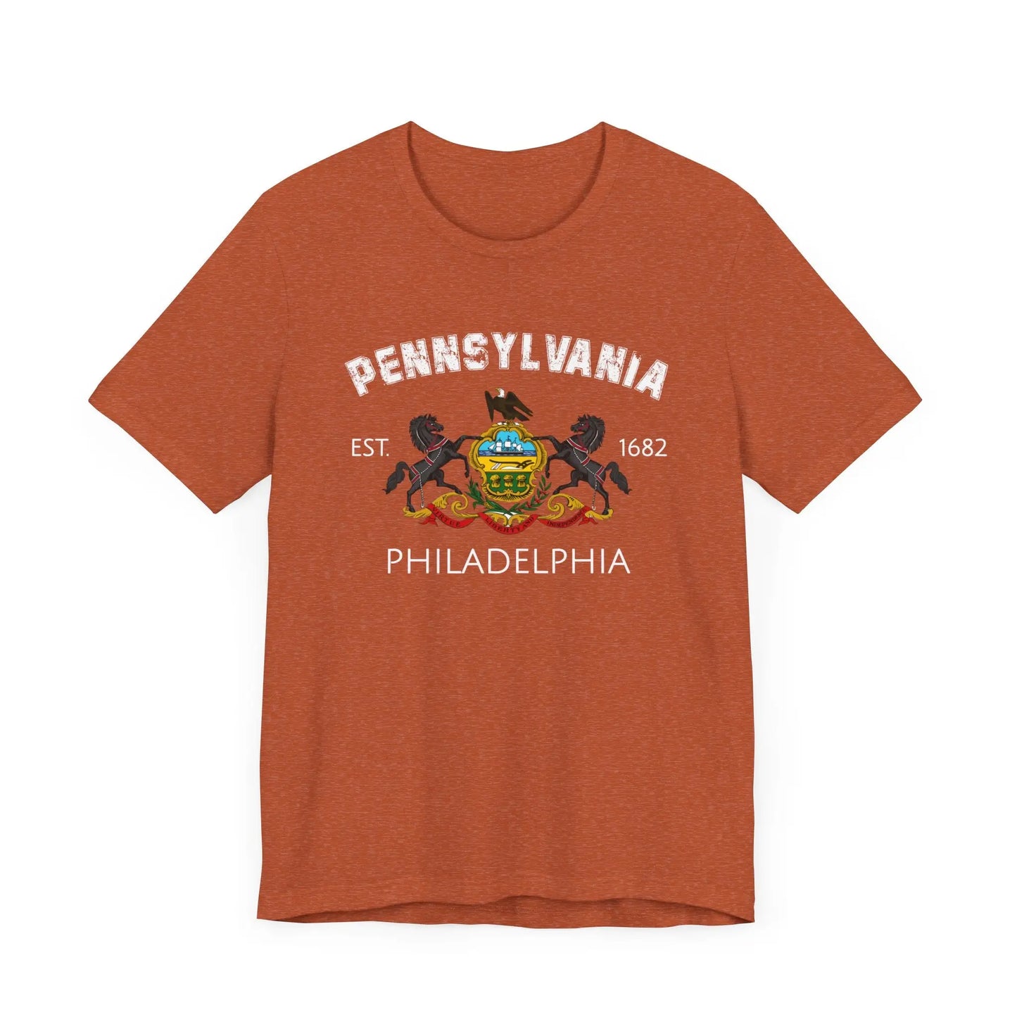 Philadelphia Pennsylvania Est 1682 Men's Tee - Wicked Tees