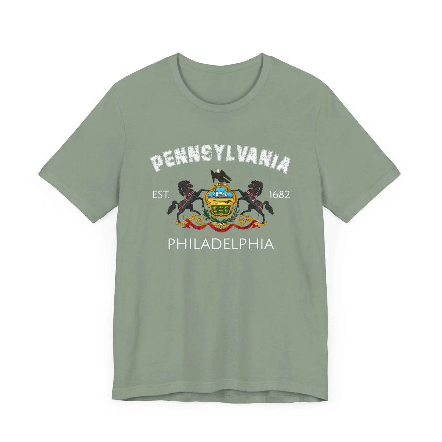 Philadelphia Pennsylvania Est 1682 Men's Tee - Wicked Tees