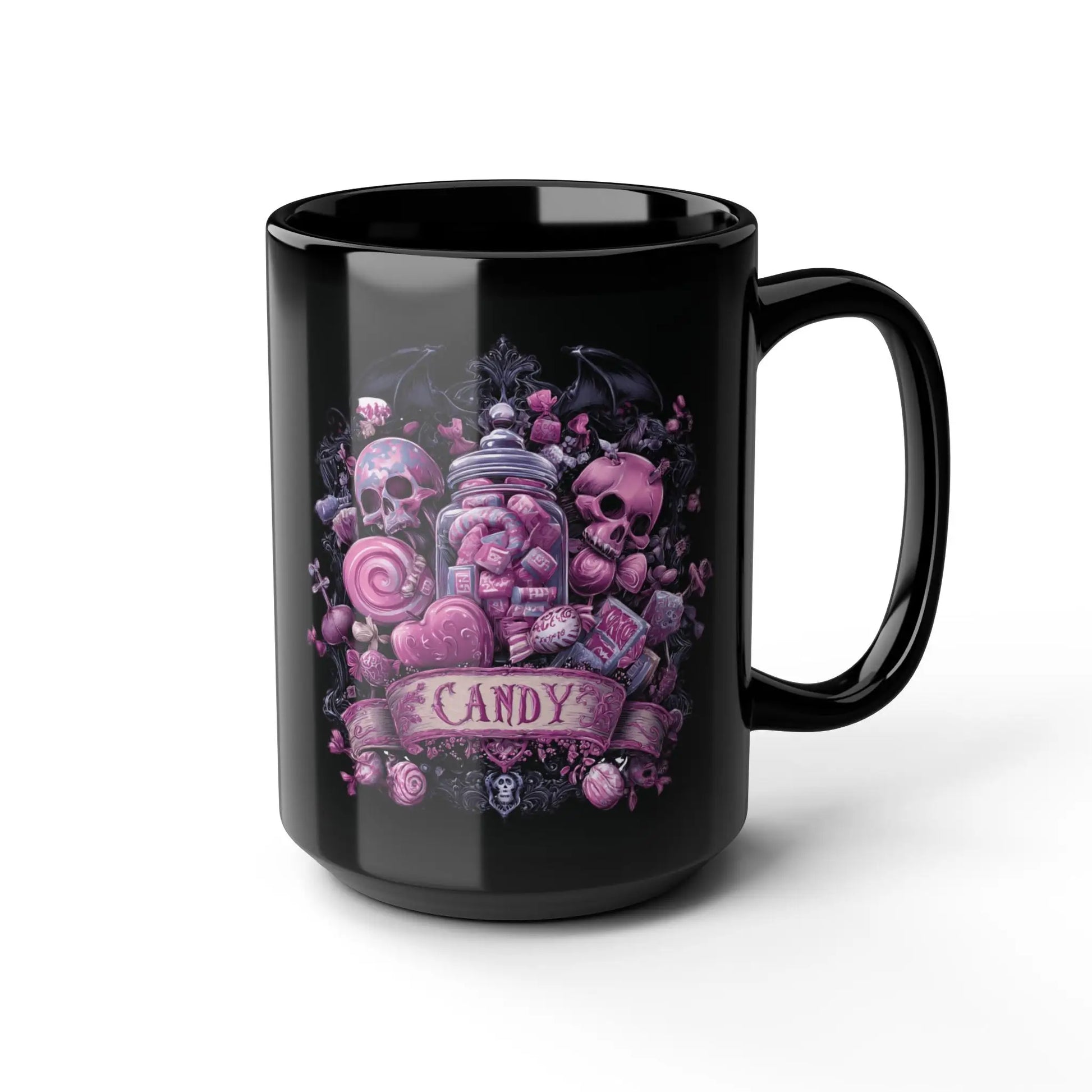 Poisonous Candy Black Mug 15oz - Wicked Tees