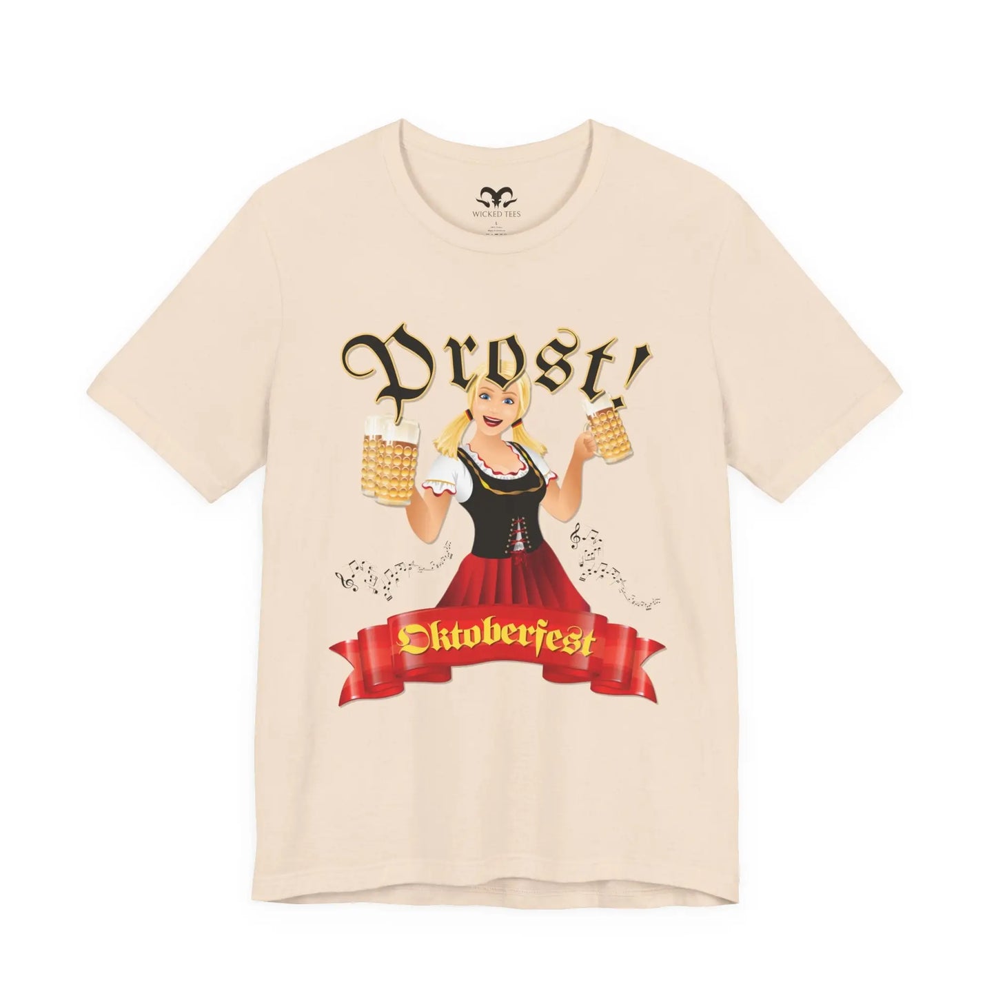 Prost Oktoberfest Celebration Men's Tee - Wicked Tees