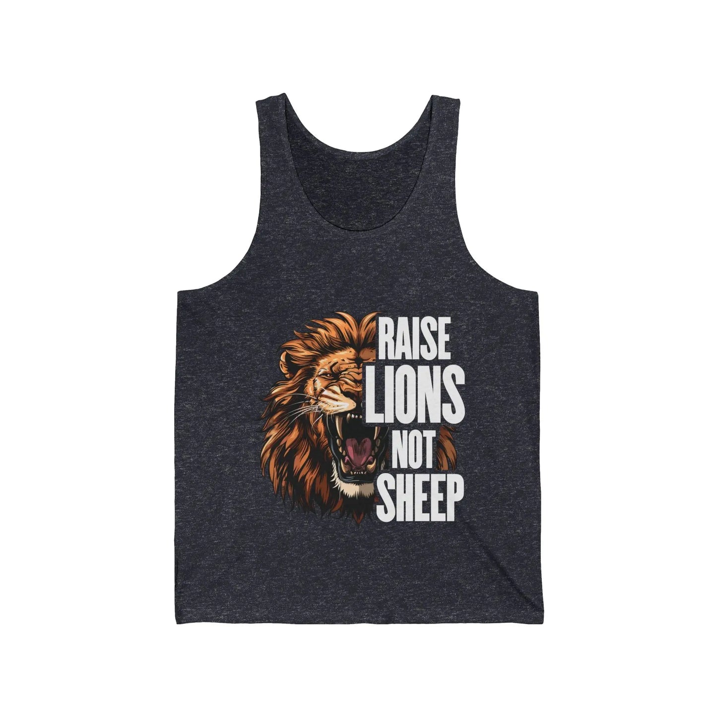 Raise Lions Not Sheep Men's Tank - Wicked Tees