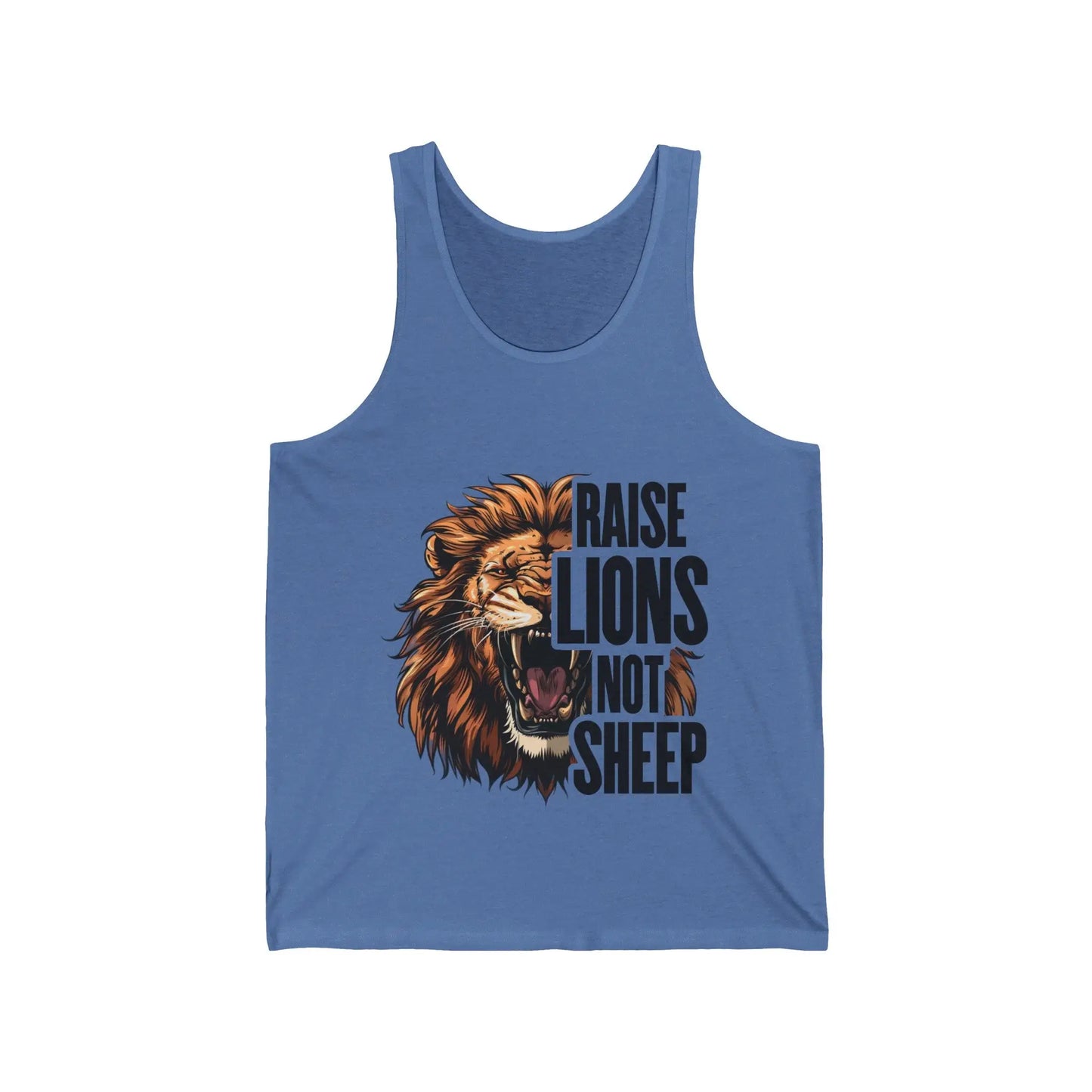Raise Lions Not Sheep Men's Tank - Wicked Tees