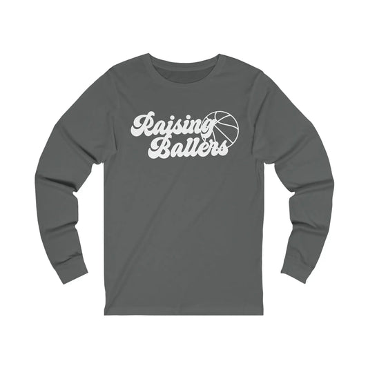 Raising Ballers Men's Long Sleeve Tee - Wicked Tees