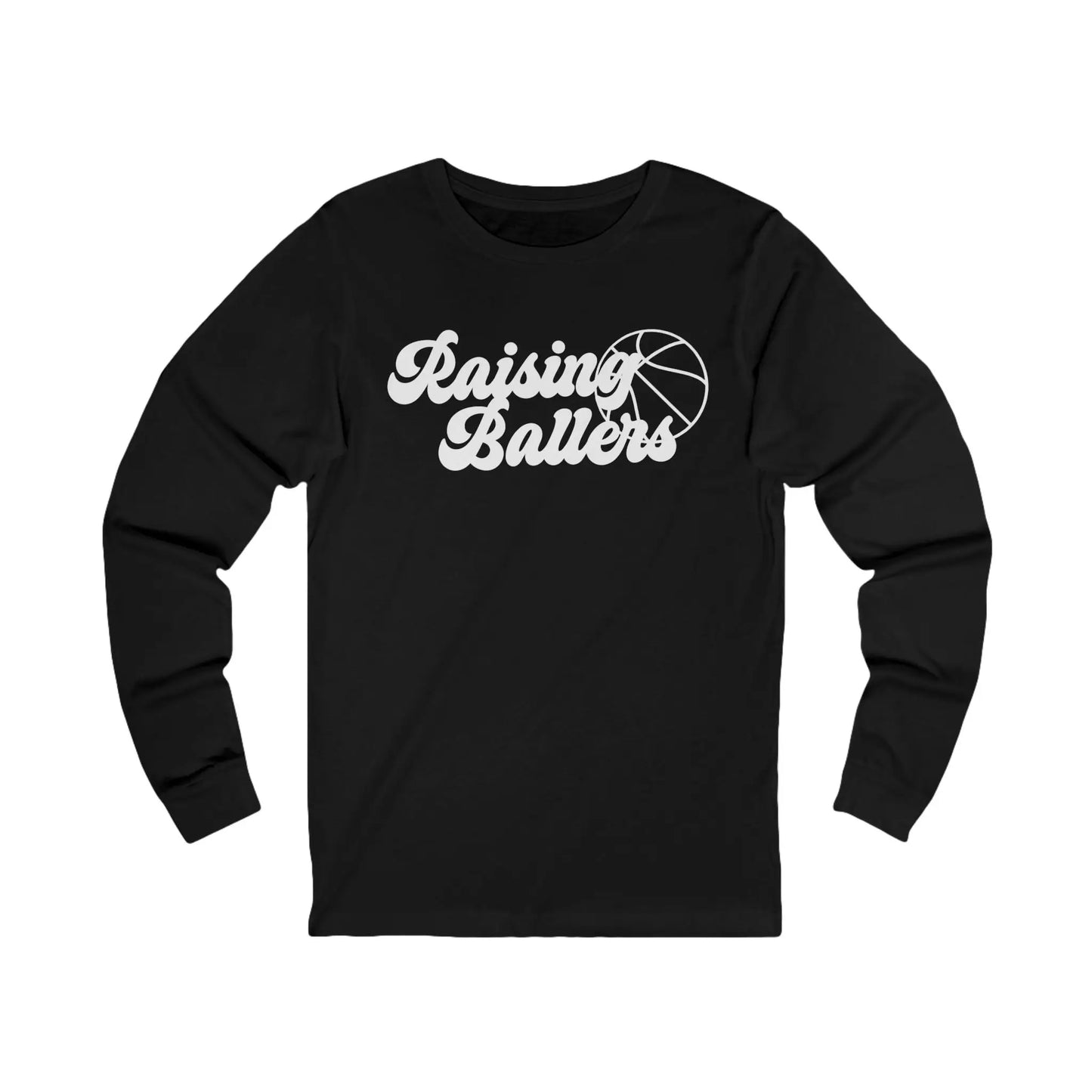 Raising Ballers Men's Long Sleeve Tee - Wicked Tees