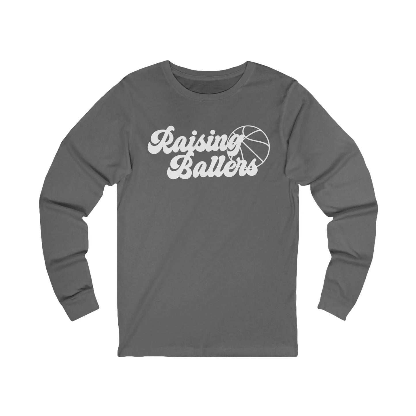 Raising Ballers Men's Long Sleeve Tee - Wicked Tees
