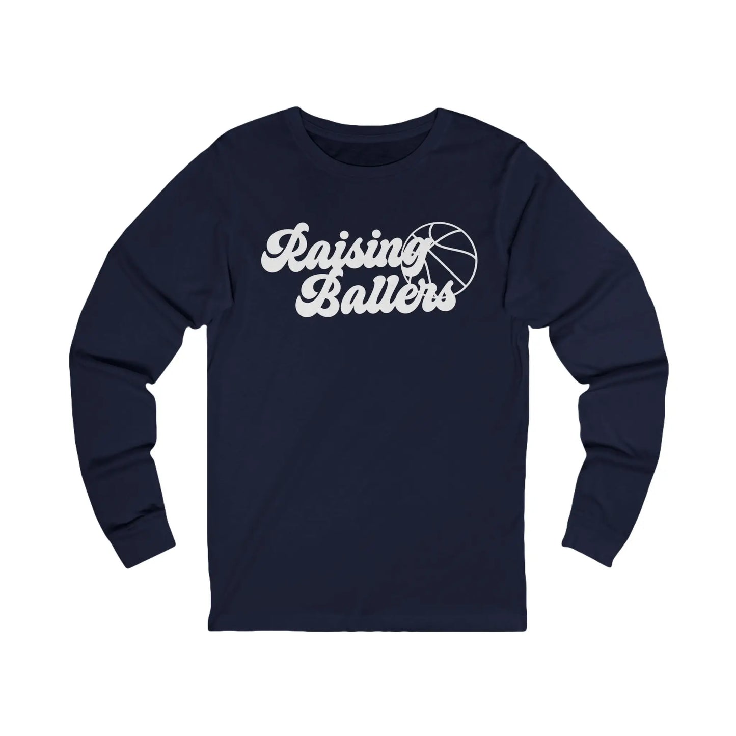 Raising Ballers Men's Long Sleeve Tee - Wicked Tees