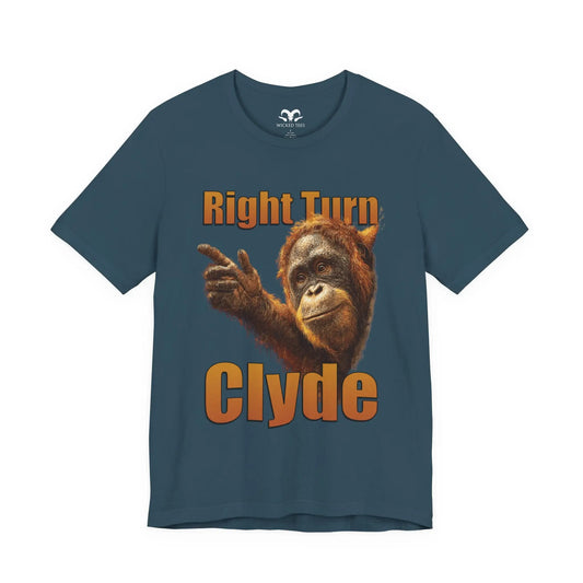Right Turn Clyde Men's Tee - Wicked Tees