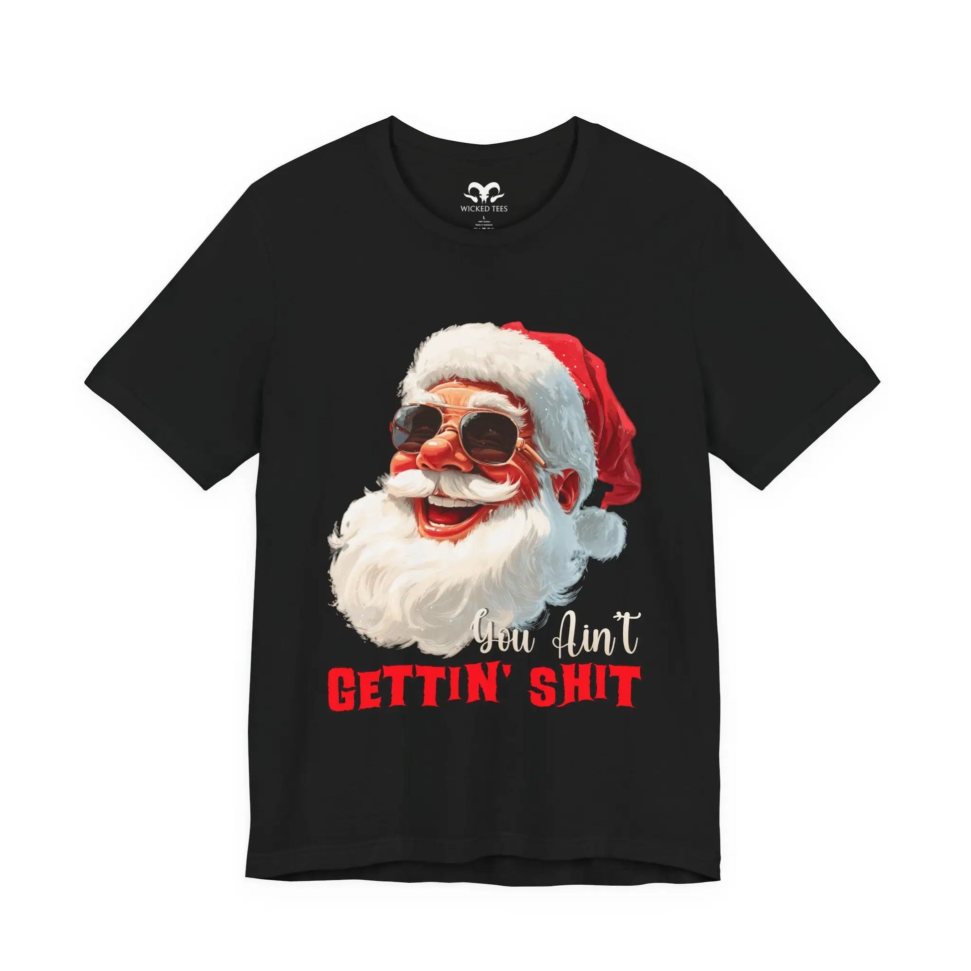 Santa's Had Enough Men's Short Sleeve Tee - Wicked Tees