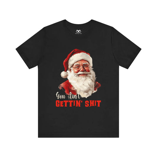 Santa's Had Enough Men's Short Sleeve Tee - Wicked Tees