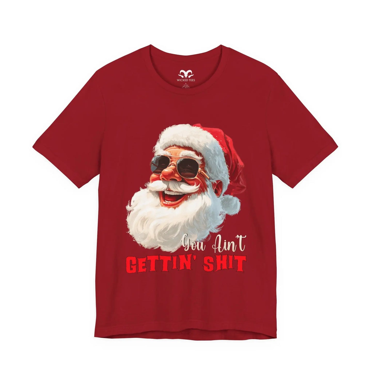 Santa's Had Enough Men's Short Sleeve Tee - Wicked Tees