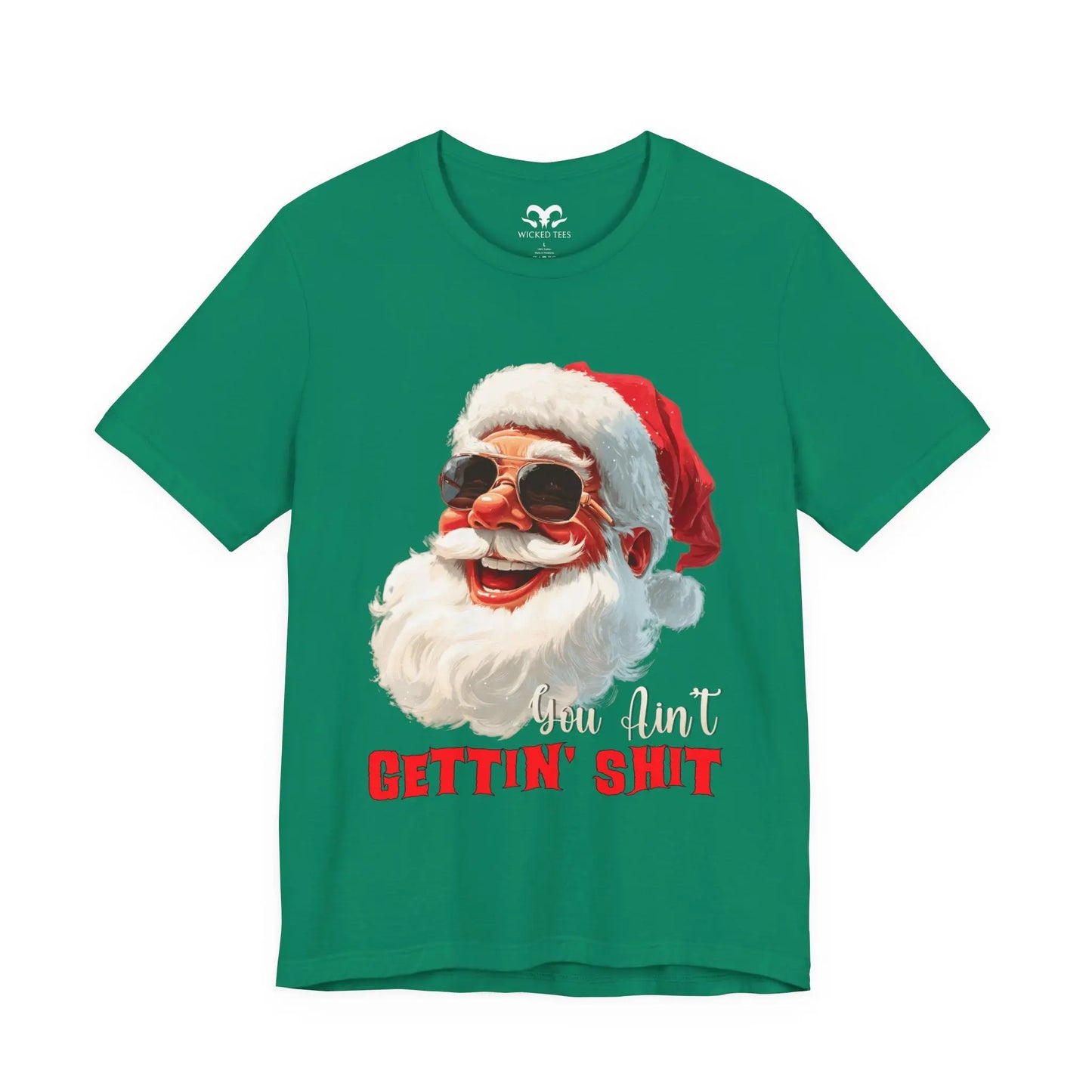 Santa's Had Enough Men's Short Sleeve Tee - Wicked Tees
