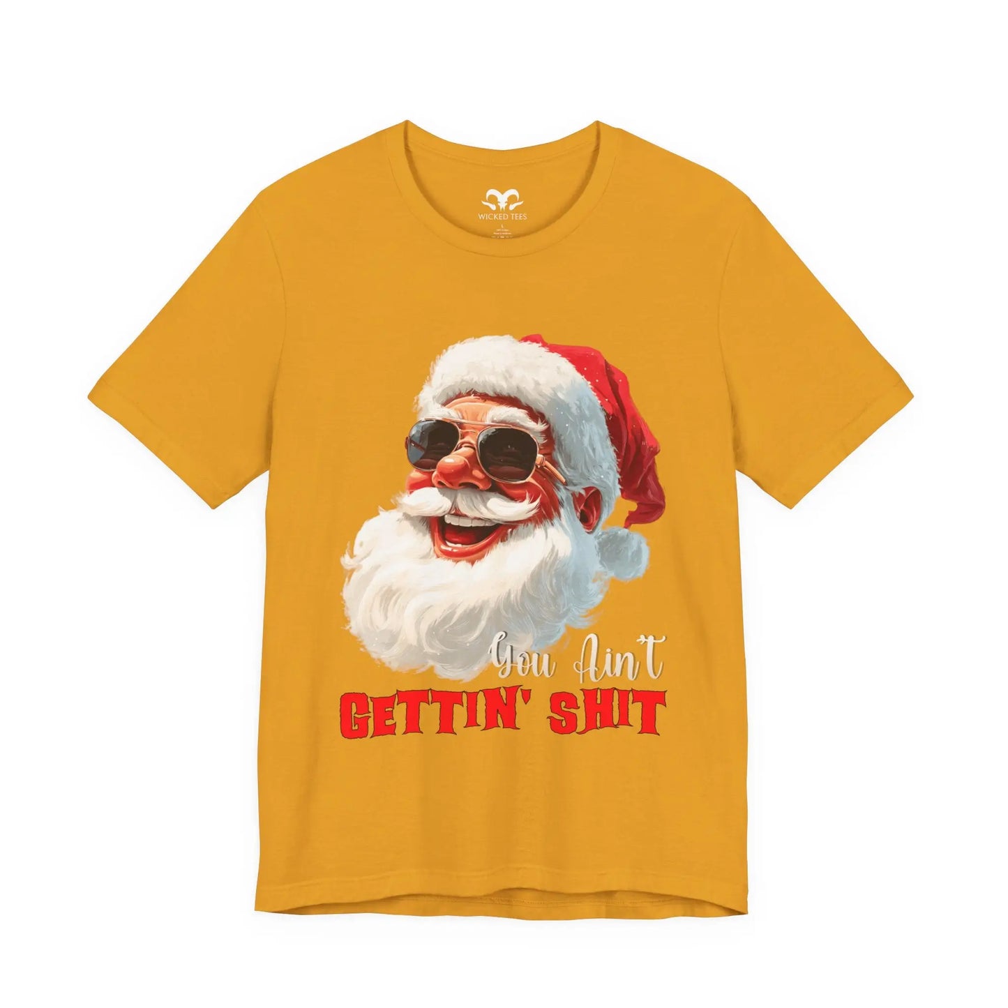 Santa's Had Enough Men's Short Sleeve Tee - Wicked Tees