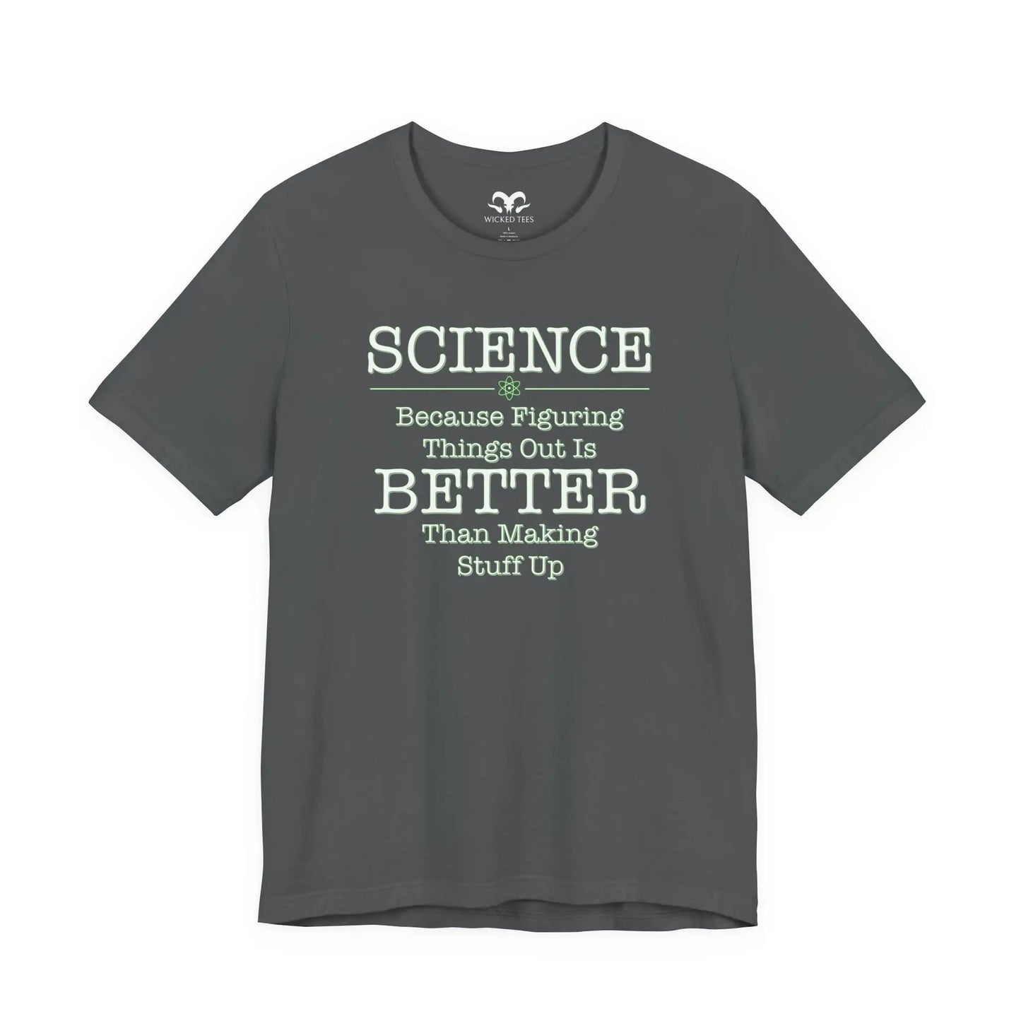 Science Because Figuring Things Out Men's Tee - Wicked Tees