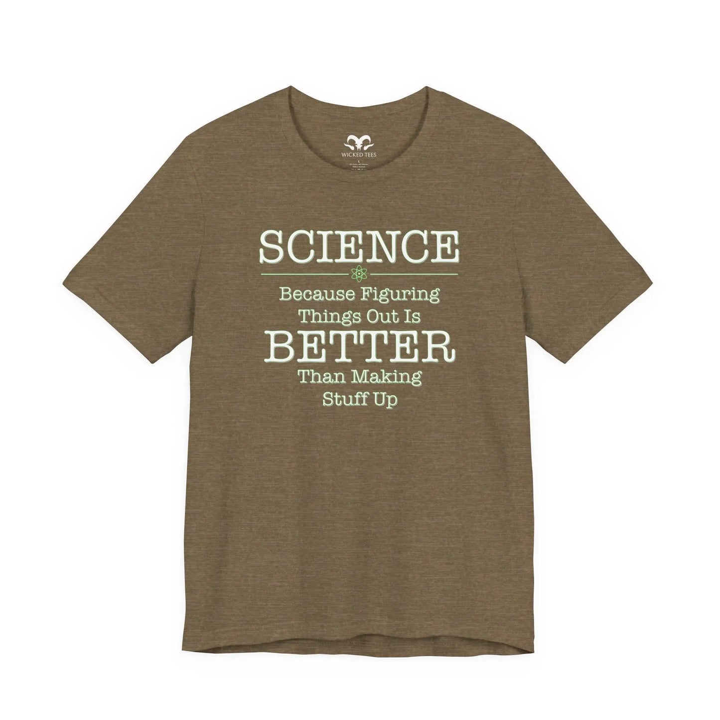 Science Because Figuring Things Out Men's Tee - Wicked Tees