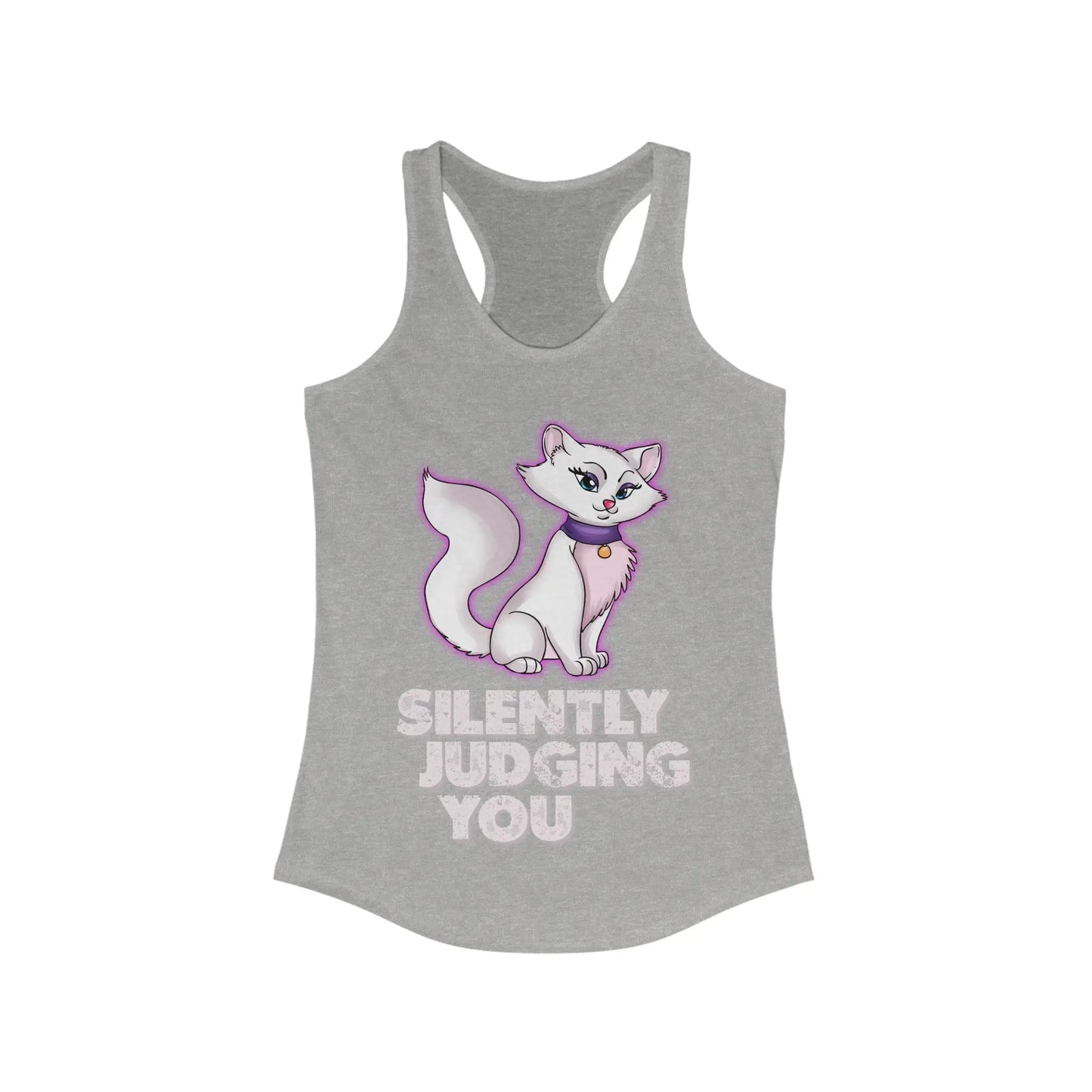 Silently Judging You Women's Racerback Tank - Wicked Tees