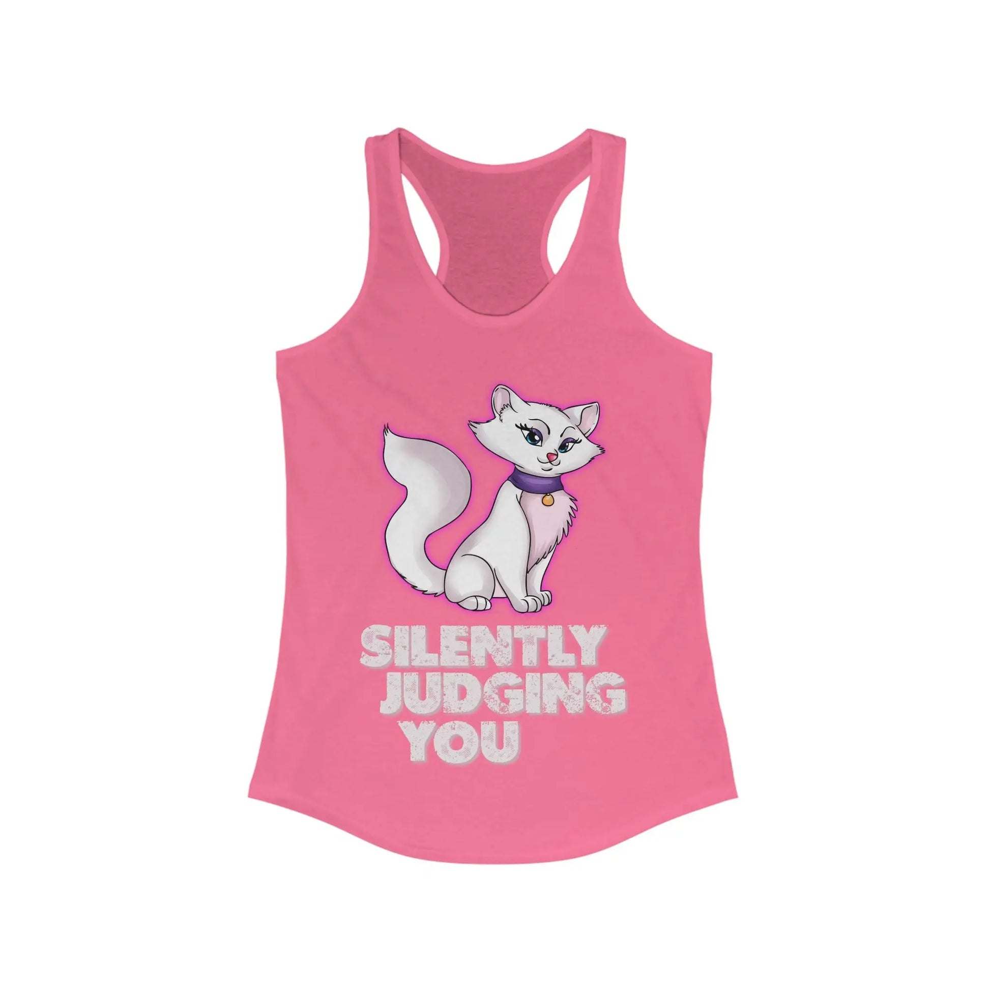 Silently Judging You Women's Racerback Tank - Wicked Tees