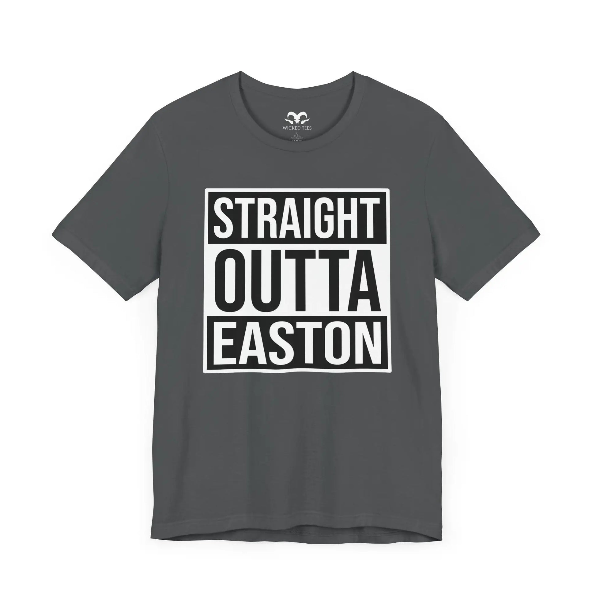 Straight Outta Easton Men's Short Sleeve Tee - Wicked Tees