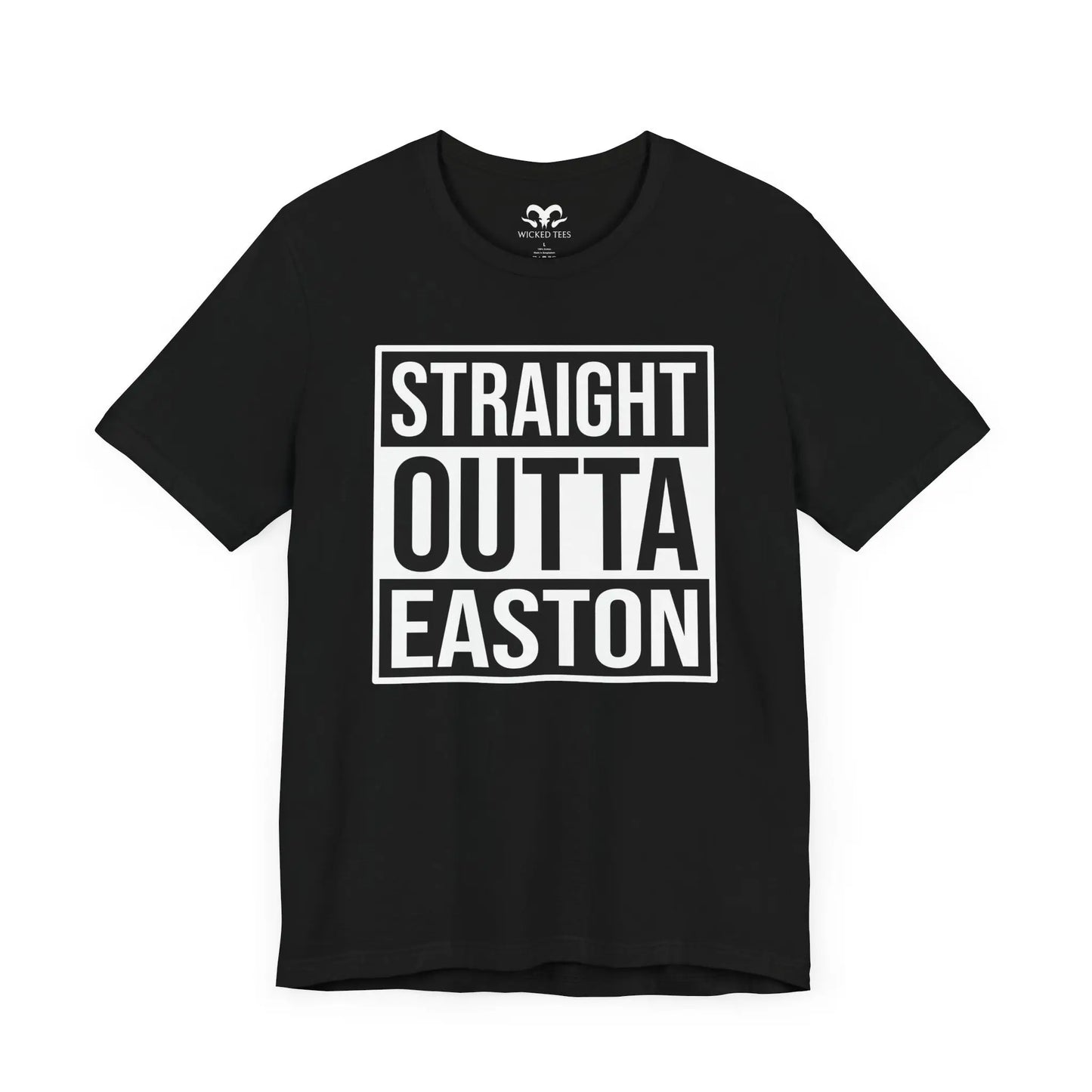 Straight Outta Easton Men's Short Sleeve Tee - Wicked Tees