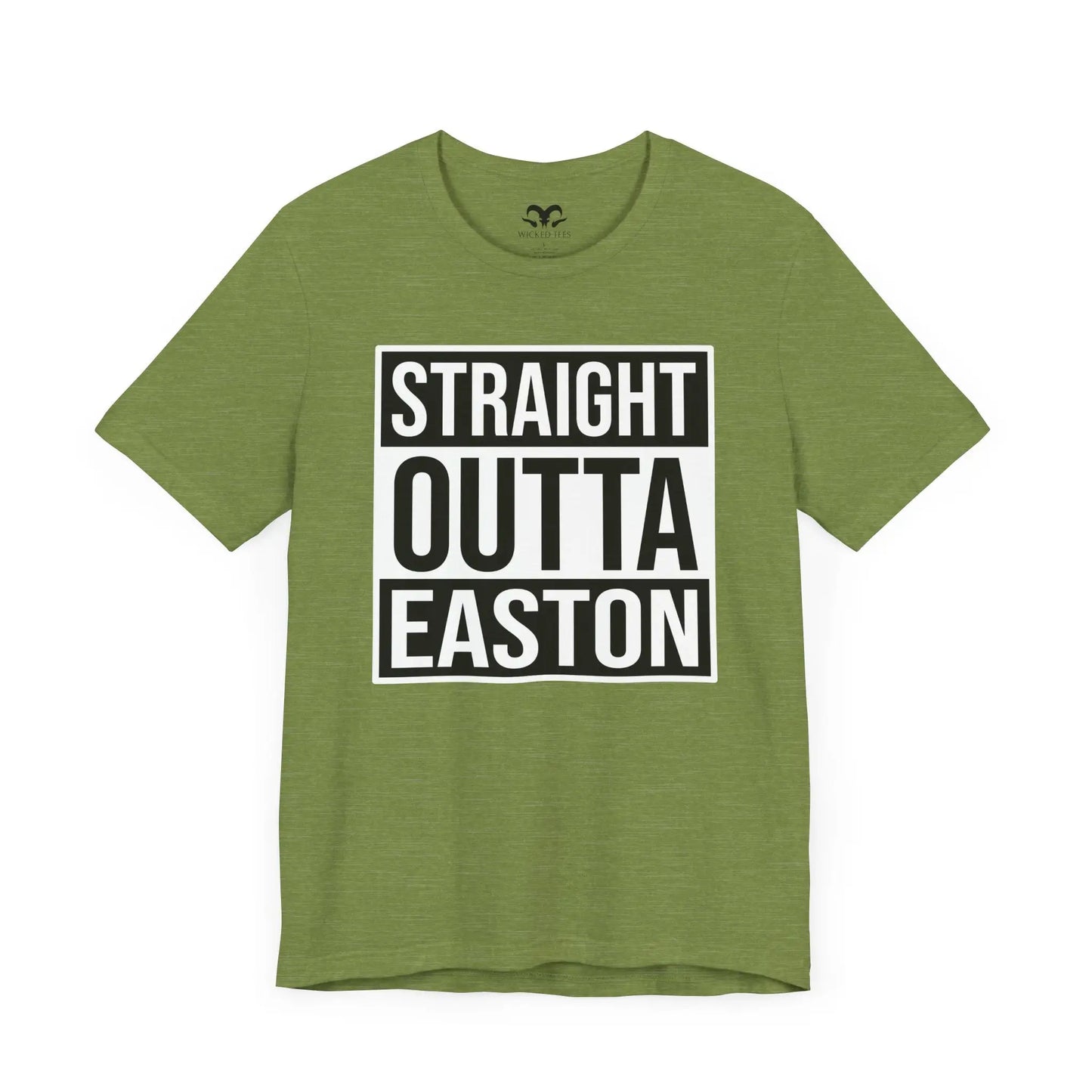 Straight Outta Easton Men's Short Sleeve Tee - Wicked Tees