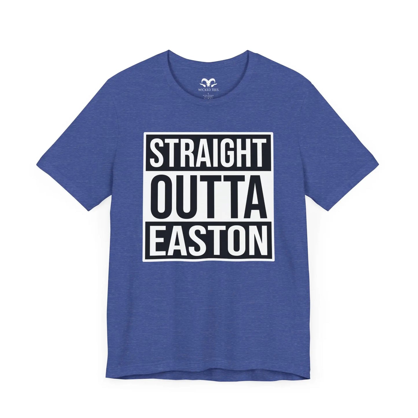 Straight Outta Easton Men's Short Sleeve Tee - Wicked Tees