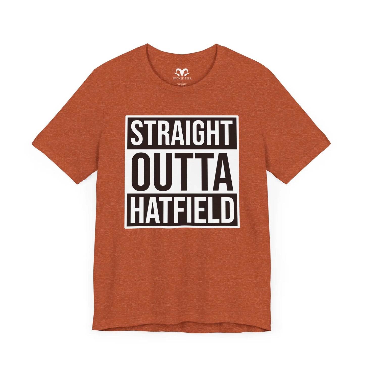 Straight Outta Hatfield Men's Short Sleeve Tee - Wicked Tees