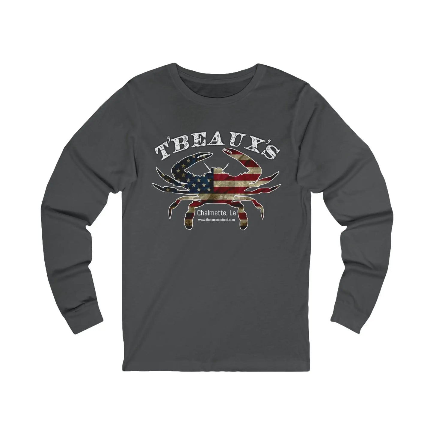 T'Beaux's Seafood Men's Long Sleeve Tee - Wicked Tees