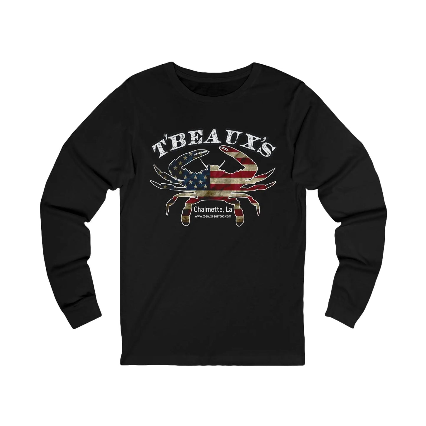 T'Beaux's Seafood Men's Long Sleeve Tee - Wicked Tees