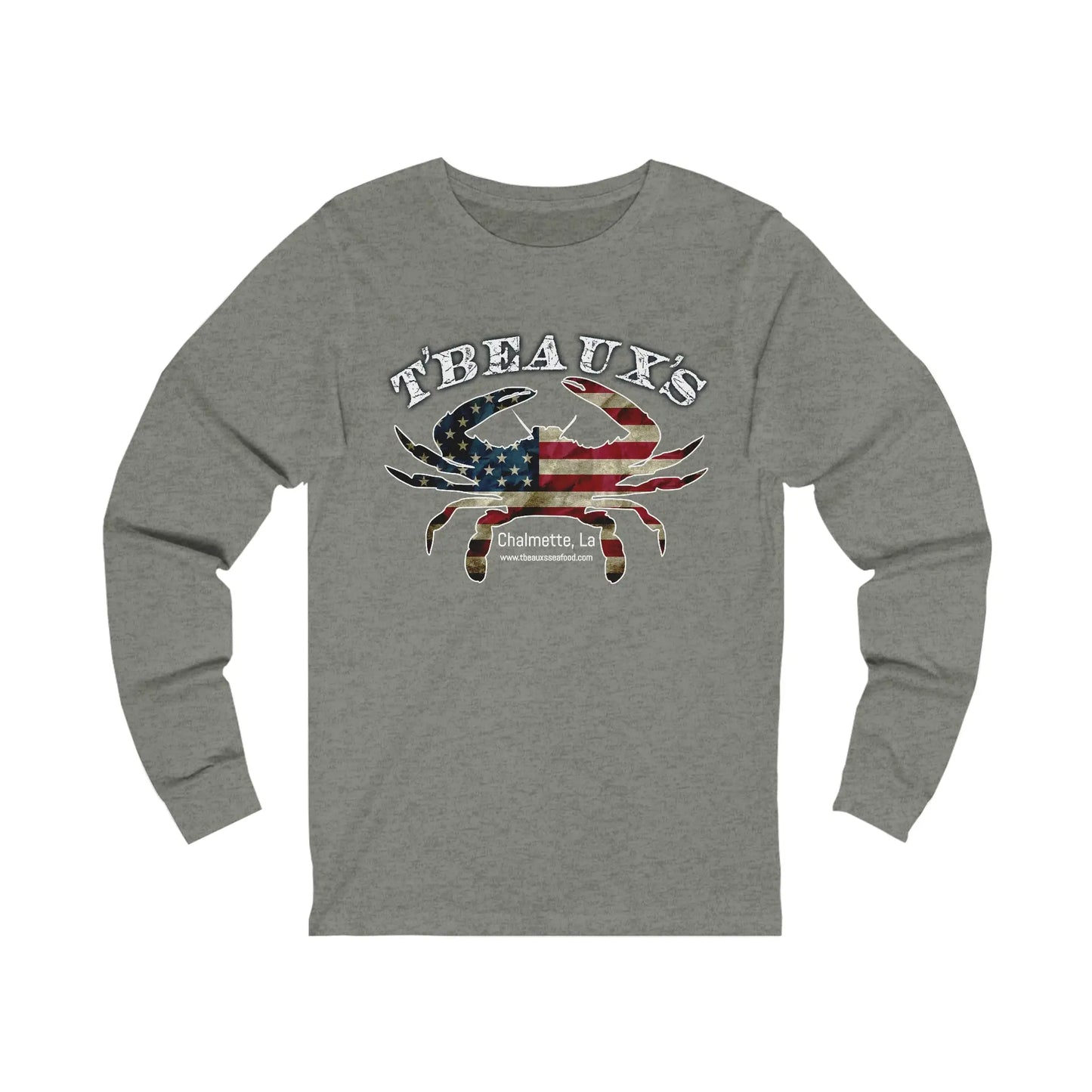 T'Beaux's Seafood Men's Long Sleeve Tee - Wicked Tees