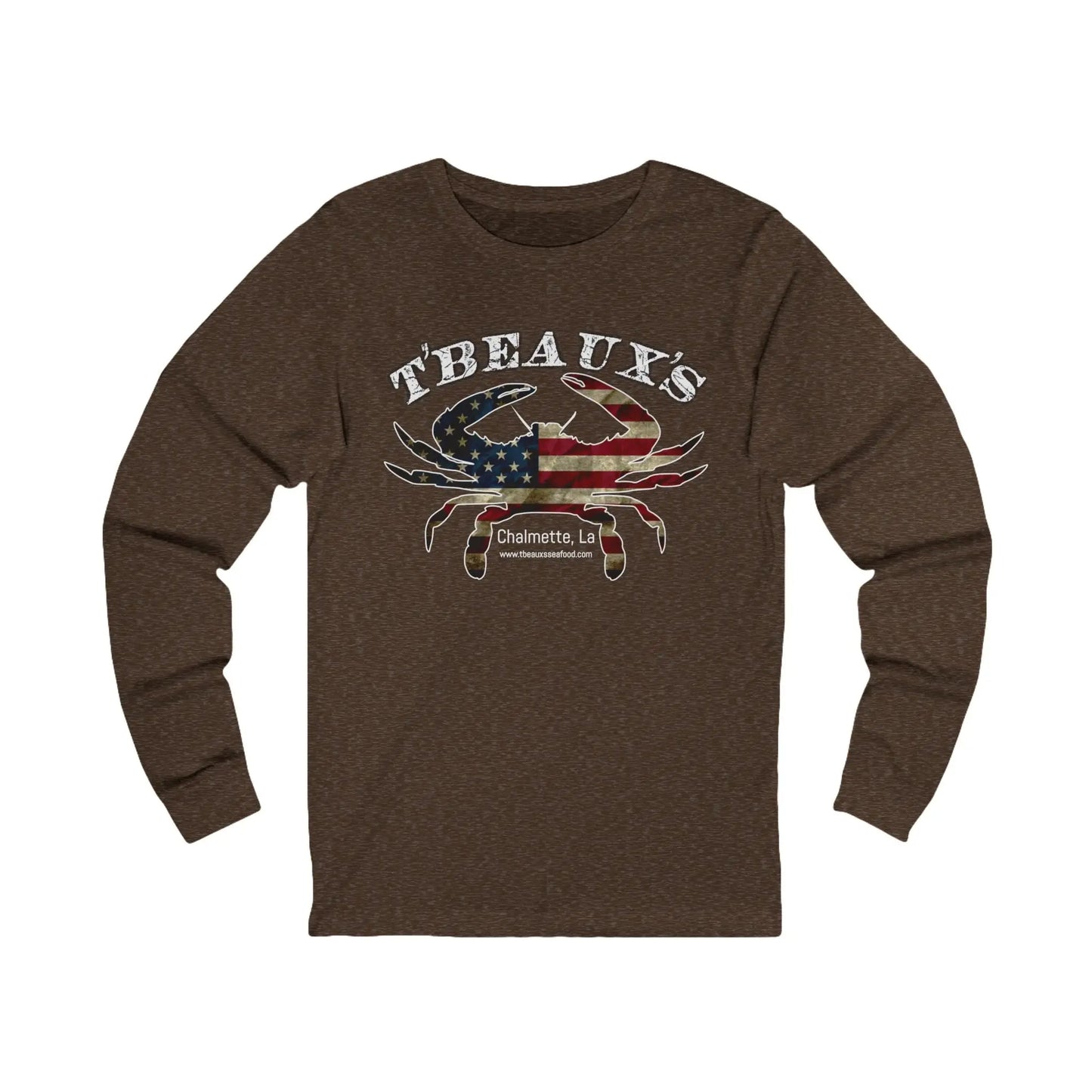 T'Beaux's Seafood Men's Long Sleeve Tee - Wicked Tees