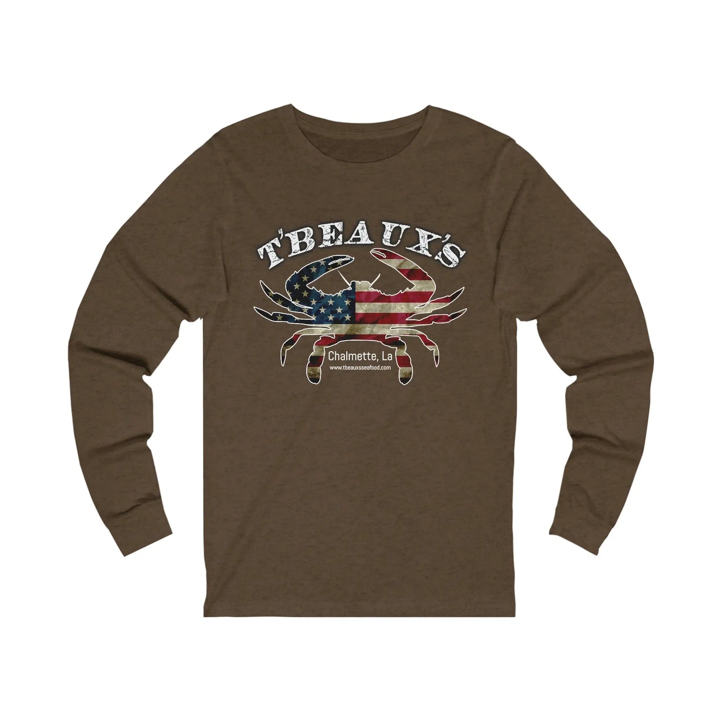 T'Beaux's Seafood Men's Long Sleeve Tee - Wicked Tees