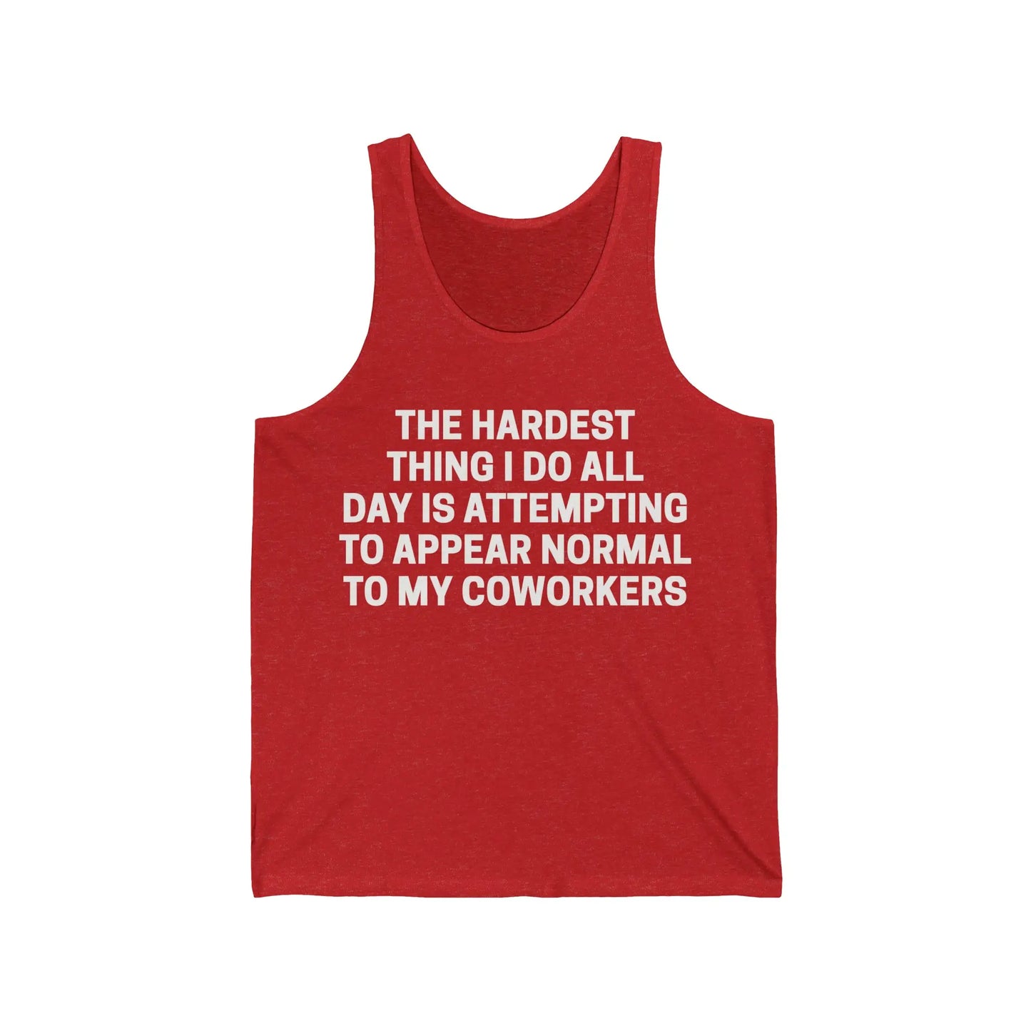 The Hardest Thing I Do Men's Tank - Wicked Tees