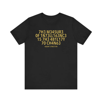 The Measure Of Intelligence Men's Tee - Wicked Tees