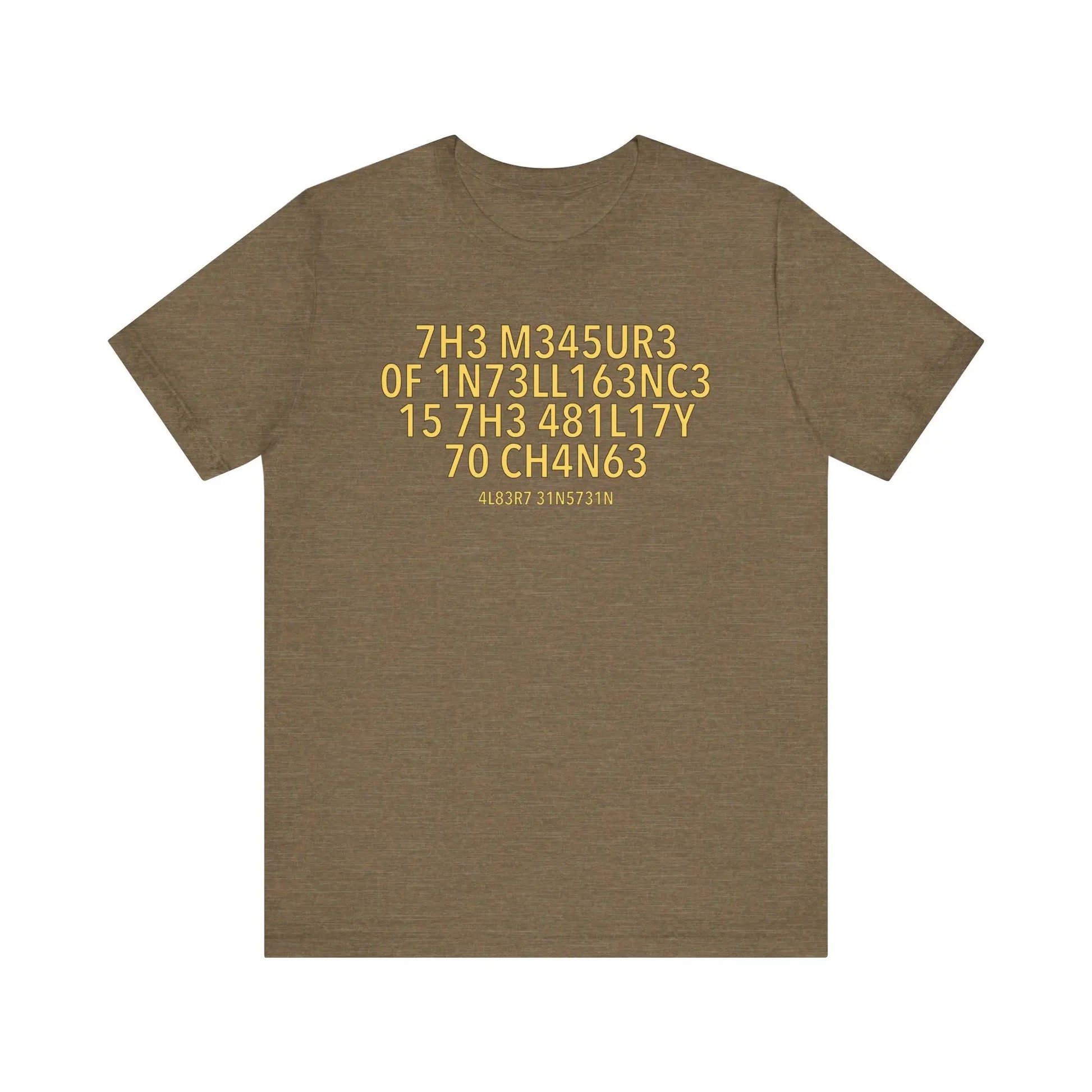 The Measure Of Intelligence Men's Tee - Wicked Tees