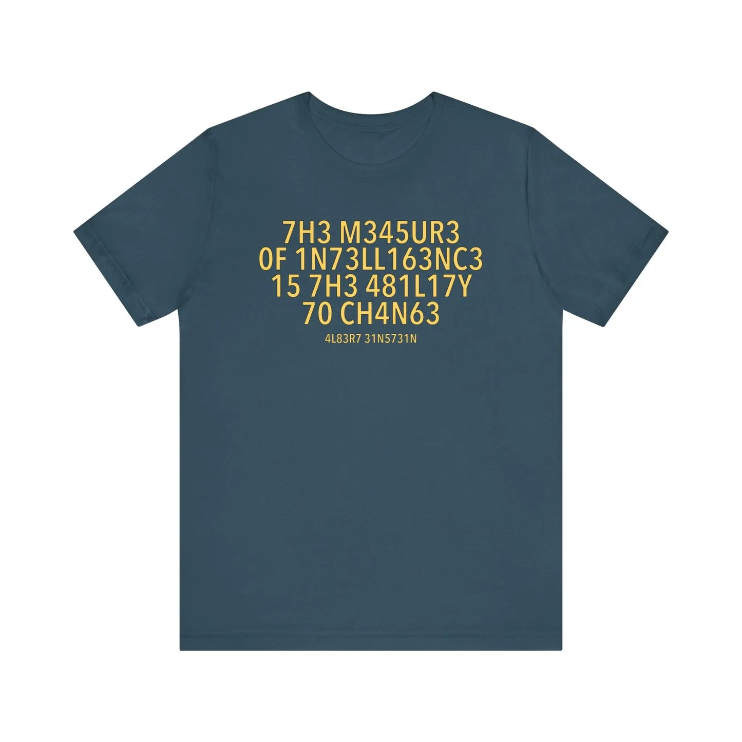 The Measure Of Intelligence Men's Tee - Wicked Tees