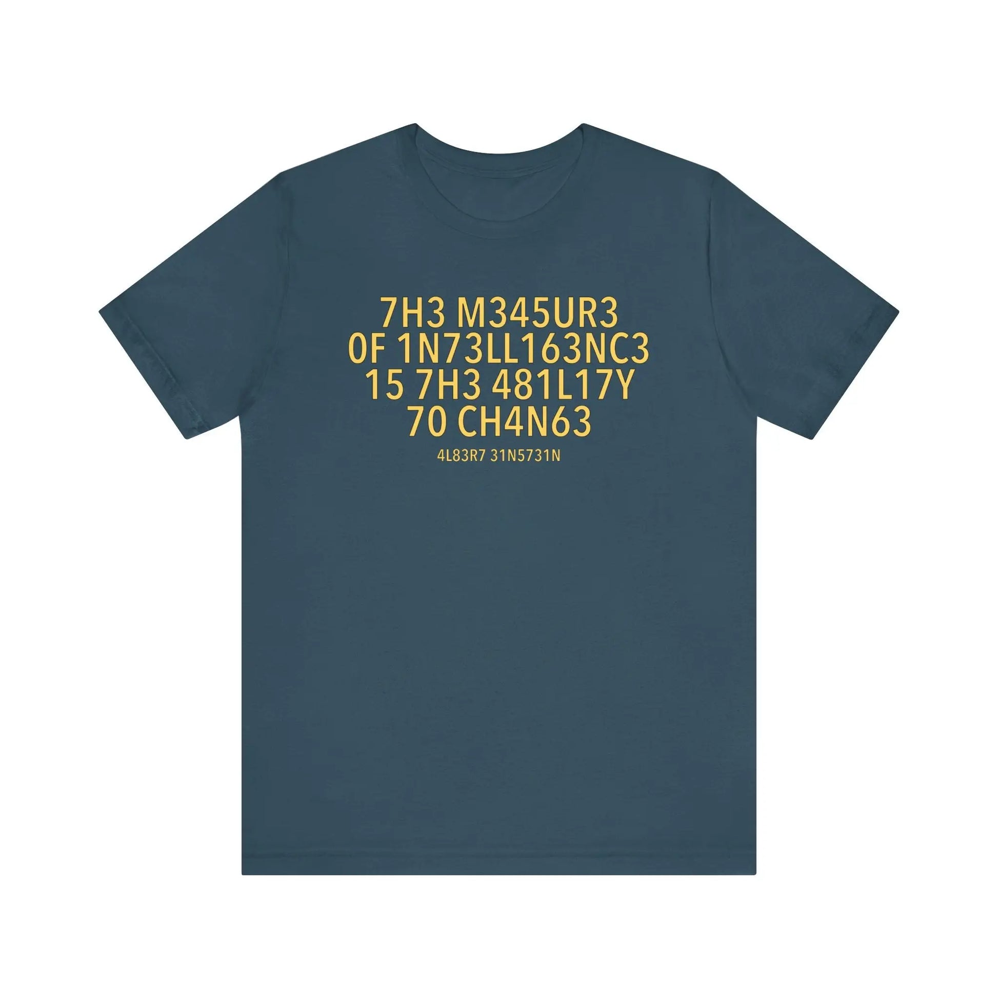 The Measure Of Intelligence Men's Tee - Wicked Tees