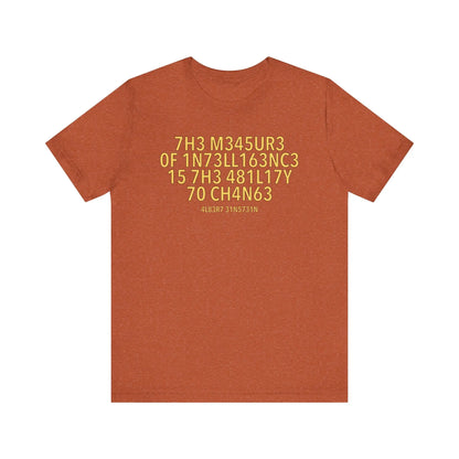 The Measure Of Intelligence Men's Tee - Wicked Tees