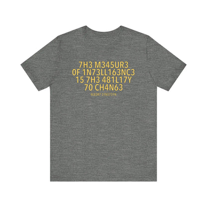 The Measure Of Intelligence Men's Tee - Wicked Tees