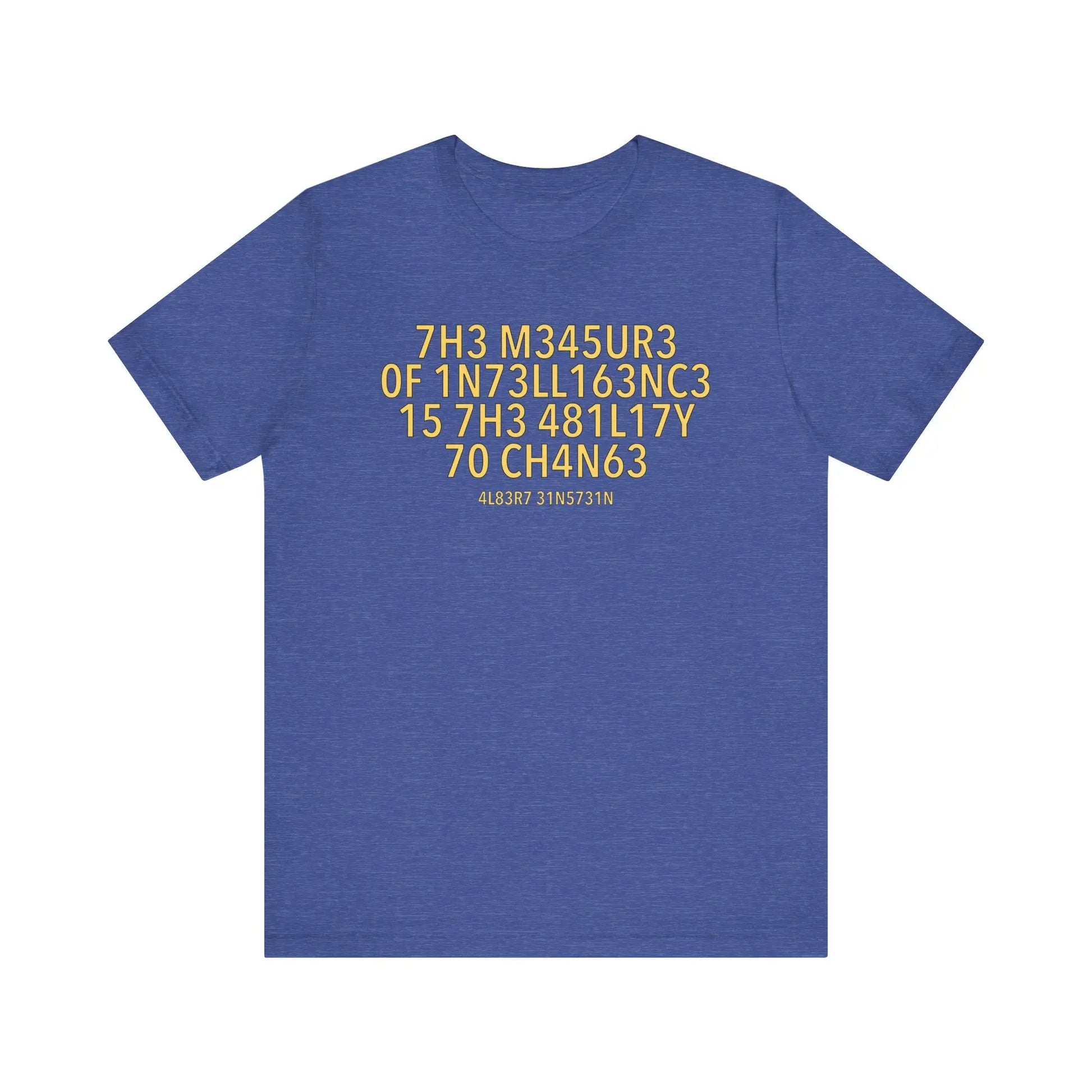 The Measure Of Intelligence Men's Tee - Wicked Tees